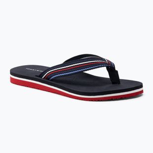Dámske žabky Tommy Hilfiger Stripes Beach Sandal red white blue