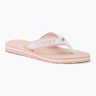 Dámske šľapky Tommy Hilfiger Webbing Pool Slide 0LA ecru/whimsical pink