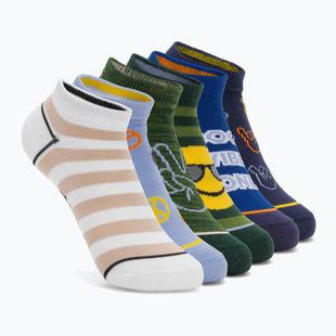 Detské ponožky SKECHERS Non Terry Low Cut 6 párov green