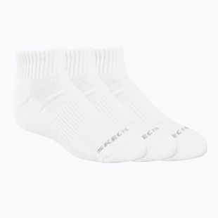 Ponožky SKECHERS Terry Qtr Crew 1/2 white traditional