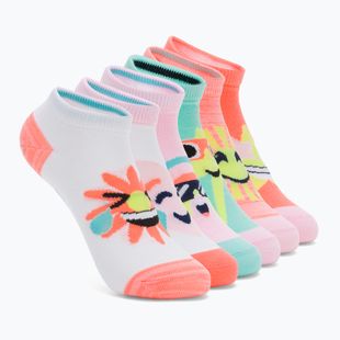 Detské ponožky SKECHERS Non Terry Low Cut 6 párov coral