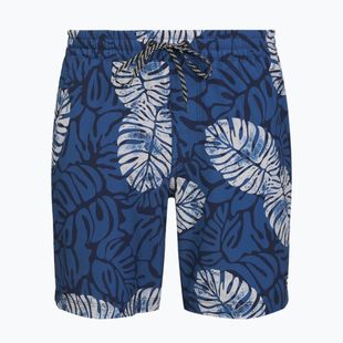 Pánske plavecké šortky Hurley Dypsis Leaves Volley Swim Short Navy