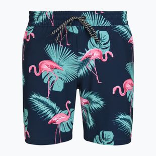Pánske plavecké šortky Hurley Flamingo Volley Swim Hort Navy