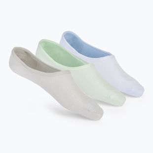 Dámske ponožky SKECHERS Non Terry No Show Liner 3 páry blue/green