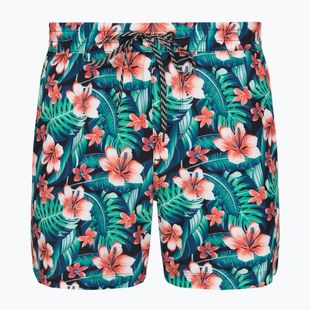 Pánske plavecké šortky Hurley Cabana Floral Volley Swim Short Black