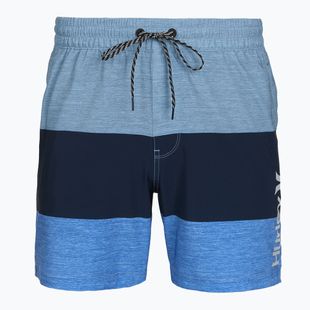 Pánske plavecké šortky Hurley Color Blocked Volley Swim Short Baby Blue