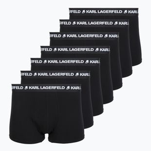 Pánske boxerky KARL LAGERFELD Logo Trunk 7 párov black