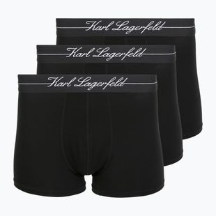 Pánske boxerky KARL LAGERFELD Hotel Karl Lyocell Trunk 3 páry black
