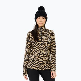 Dámska mikina Protest PRTEsher 1/4 Zip Active bamboo beige