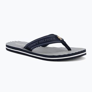Dámske žabky Tommy Hilfiger Stripes Beach Sandal space blue