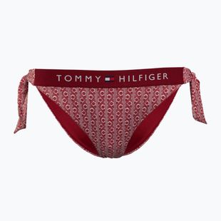 Spodný diel plaviek  Tommy Hilfiger Cheeky Side Tie Bikini Bottom Tlač kvetinový pruh regatta červená