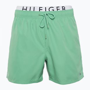 Pánske plavecké šortky Tommy Hilfiger Medium Drawstring Dw fort green