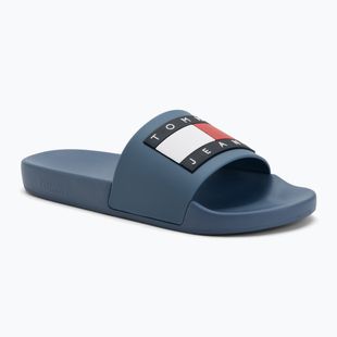Tommy Jeans Pool Slide Ess DBX blue coast pánske žabky