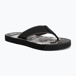 Pánske žabky Tommy Jeans Elevated Beach Sandal black