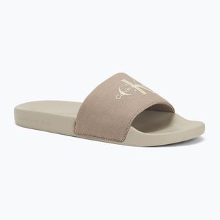 Pánske šľapky Calvin Klein YM0YM01271 Slide Monogram Cv eggshell/atmosphere