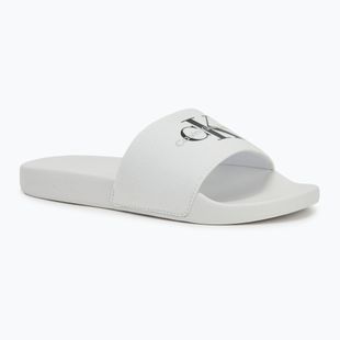 Pánske šľapky Calvin Klein YM0YM01271 Slide Monogram Cv bright white/black