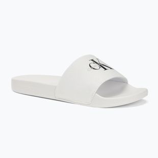 Dámske šľapky Calvin Klein YW0YW01835 Slide Monogram Wn bright white/black