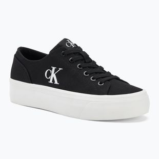 Dámske tenisky Calvin Klein YW0YW01763 Vulc Flatform Low Cv MG black/bright white