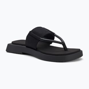 Dámske žabky Calvin Klein YW0YW01717 Sq Low Wedge Sandal Rope triple black