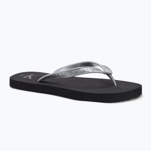 Dámske žabky Calvin Klein YW0YW01719 Beach Sandal Monologo Tpu black/silver