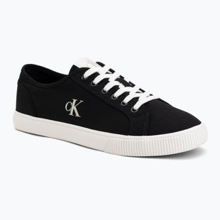 Pánske tenisky Calvin Klein YM0YM01209 3 Ess Vulc Low Mg Canvas ck black/bright white