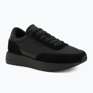 Pánske topánky Calvin Klein HM0HM01714 nízke šnurovacie triple black