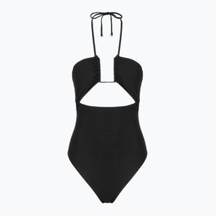 Dámske jednodielne plavky Calvin Klein KW0KW02813 Ck Wire Plunge One Piece-RP pvh black