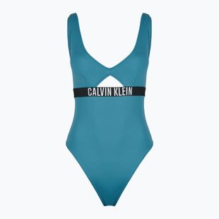 Dámske plavky  Calvin Klein KW0KW02746 Intense Power One Piece Fashion Fit storm blue