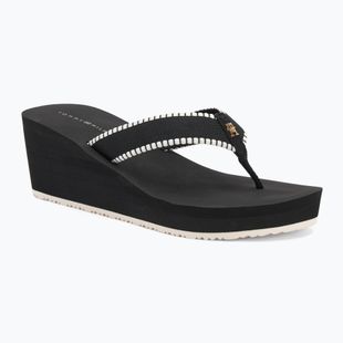 Dámske žabky Tommy Hilfiger Wedge Beach Sandal black