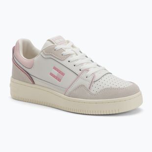 Dámske topánky Tommy Jeans Retro Basket ecru/misty pink