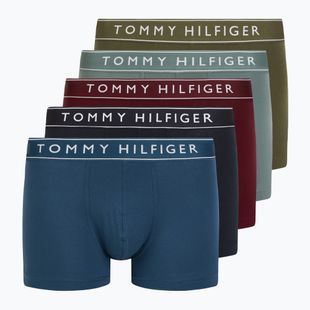 Pánske boxerky Tommy Hilfiger UM0UM03679 5 par desrt sky/fossil blu/utility oliv/grove grn/rouge