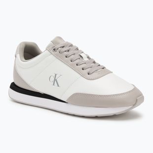 Dámske topánky Calvin Klein YW0YW01942 Retro Runner Lace Up Leather MG bright white/chateau