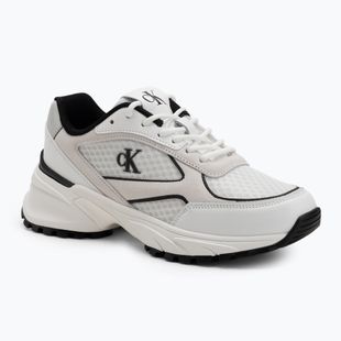 Dámske topánky Calvin Klein YW0YW02009 Hike Runner Mesh Mix MET MG bright white/black
