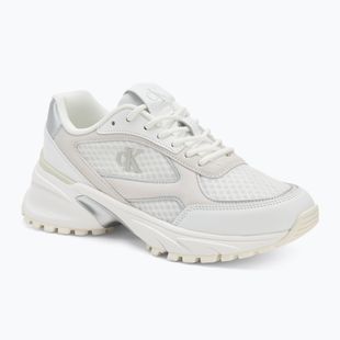 Dámske topánky Calvin Klein YW0YW02009 Hike Runner Mesh Mix MET MG bright white/silver