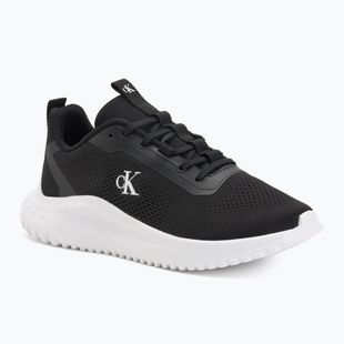 Dámske topánky Calvin Klein YW0YW01992 Eva Runner Drawstring Mix MG black/bright white