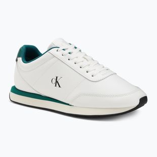 Pánske topánky Calvin Klein YM0YM01355 Retro Runner Essential Leather bright white/galapagos