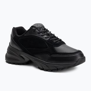 Pánske topánky Calvin Klein YM0YM01289 Hike Runner HF Leather Mix triple black