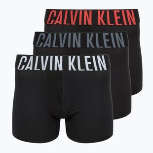 Boxerky Calvin Klein 000NB3612A Brief 3 páry black bodies/white/turbulence/velvet
