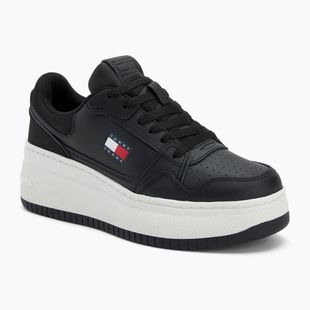 Dámske topánky Tommy Jeans Retro Basket Flatform black