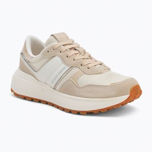 Dámske topánky Tommy Jeans Cleated Runner white clay