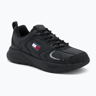Pánske topánky Tommy Jeans Runner Leather black