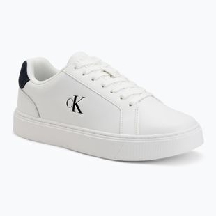 Pánske topánky Calvin Klein YM0YM01435 Classic Cupsole Laceup Leather bright white/navy