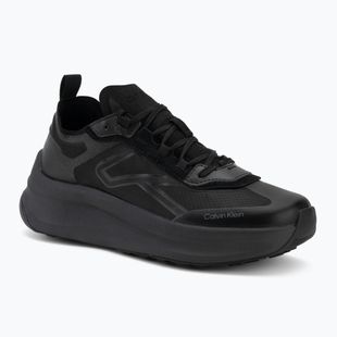 Pánske topánky Calvin Klein HM0HM02160 Chunky Run Laceup Ck Stripe triple black