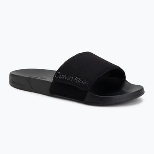 Pánske šľapky Calvin Klein HM0HM02115 Ess Monobrand triple black