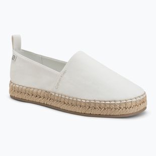 Dámske espadrilky Calvin Klein HW0HW02931 Oblique Canvas Off White