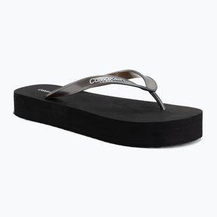 Dámske žabky Calvin Klein HW0HW03120 Flatform triple black