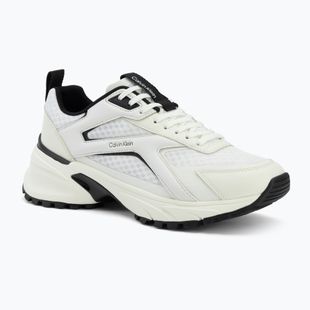 Dámske topánky Calvin Klein HW0HW03002 Hike Run Ckstripe Mesh bright white/black