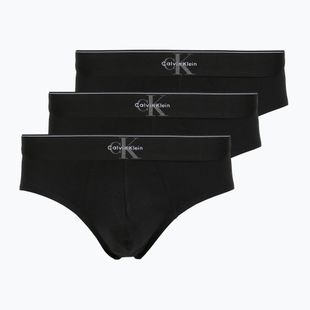 Pánske slipy Calvin Klein LV00NB4471 Hip Brief 3 pairs black
