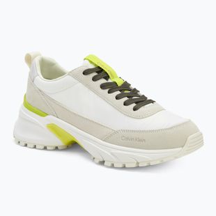 Dámske topánky Calvin Klein YW0YW02075 Hike Runner MG Nylon Mix bright white/primrose/beluga