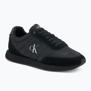 Pánske topánky Calvin Klein YM0YM01361 Retro Runner Essential MIX MAT triple black